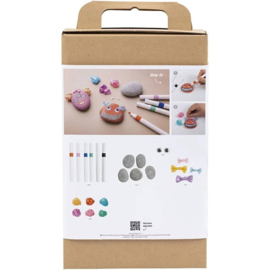 Hobbypakket 'Happy Stones' maken