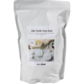 Witte Zeepbasis met Sheaboter - 1 kg