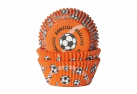 Cupcake bakvormpjes Voetbal - 50 st