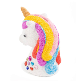 Spaarpot Eenhoorn / Unicorn hoofd - 15 cm