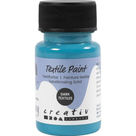 Textielverf - Dekkend - 50 ml - Kleur Turquoise