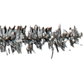 Chenilledraad Zilver - 6 mm - lengte 30 cm - 24 st