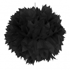 Pompoms | zwart | 30 cm