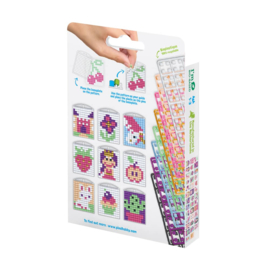 Pixelhobby Sleutelhanger Set Cute - 3 Medaillons - 38 Patronen