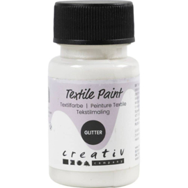 Textielverf - Transparant met Glitter - 50 ml