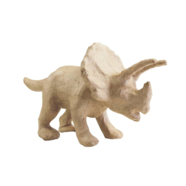 Dinosaurus Triceratops van papier-mache | 29 x 15 cm | Decopatch Ecoscape