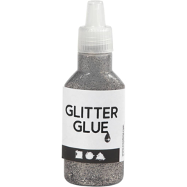 Glitterlijm - 25 ml -  keuze uit Goud, Zilver of Roze