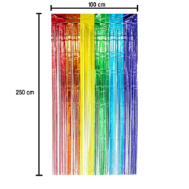Deurgordijn - Regenboog - 2,5 x 1 meter
