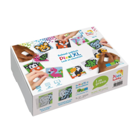 Pixelhobby XL Pakket voor 15 kinderen - XL pixels - Basisplaat 6 x 6 cm