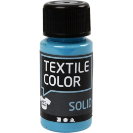 Textile Color Solid Turquoise blauw - dekkende textielverf  - 50 ml