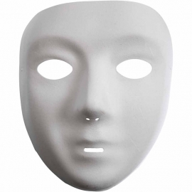 Kunststof Masker met zachte Velour afwerking