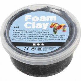 Foam Clay  - Klei - Zwart 35 gram