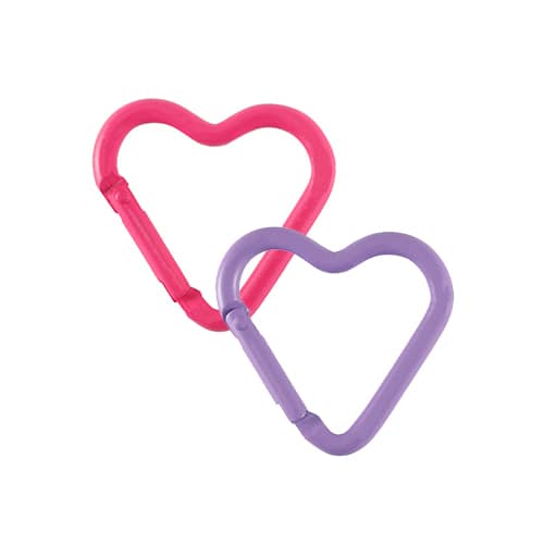 Sleutelhanger / Tashanger Hart - Paars of Roze - 43 mm