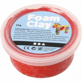 Foam Clay - Klei - Rood 35 gram