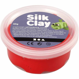Silk Clay - Klei -  40 gr Rood