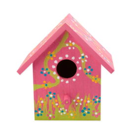 Knutselidee: Houten Vogelhuisjes schilderen