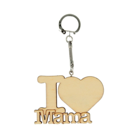 Sleutelhanger 'I LOVE MAMA'