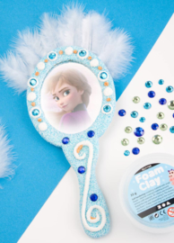 Knutselen Kinderfeestje - Frozen Handspiegel versieren