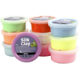 Silk Clay (Klei) Pastel - 10 x 40 gr