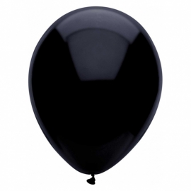 10 Ballonnen Zwart