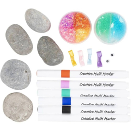 Hobbypakket 'Happy Stones' maken