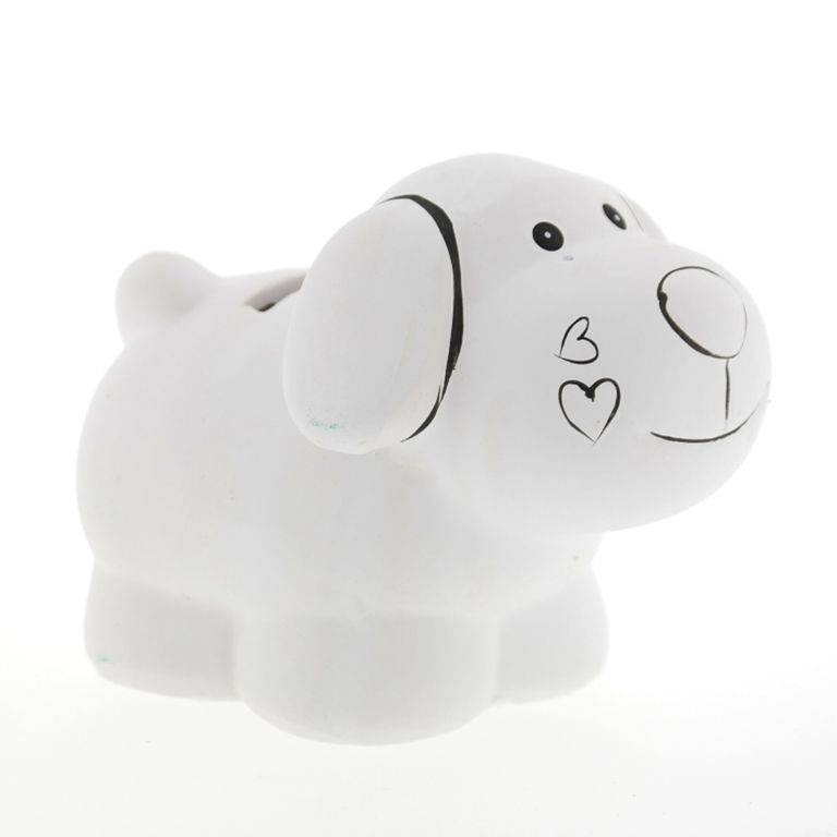 Spaarpot Hondje - 12,5 x 9 cm