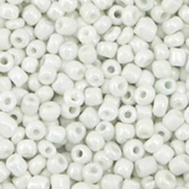 Rocailles - 3 mm - afm 8/0 - White Pearl - 25 gr