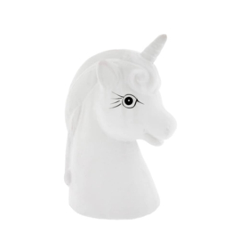 Spaarpot Eenhoorn / Unicorn hoofd - 15 cm