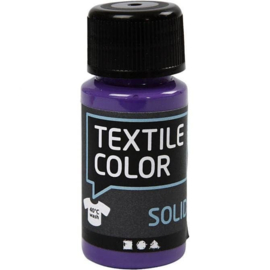 Textile Color Solid Paars - dekkende textielverf  - 50 ml