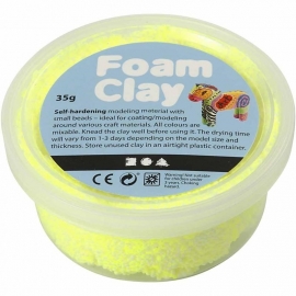 Foam Clay - Klei - Neon Geel 35 gram