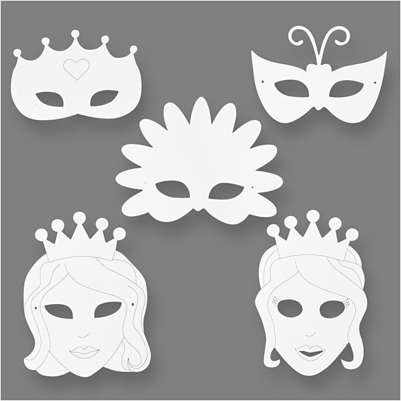 16 Sprookjes Maskers van papier
