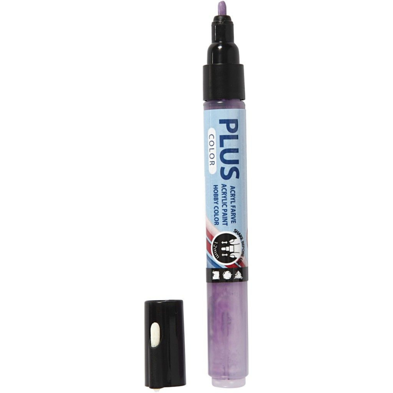 Plus Color Marker | 1-2 mm | Dark Lilac | Verf op waterbasis