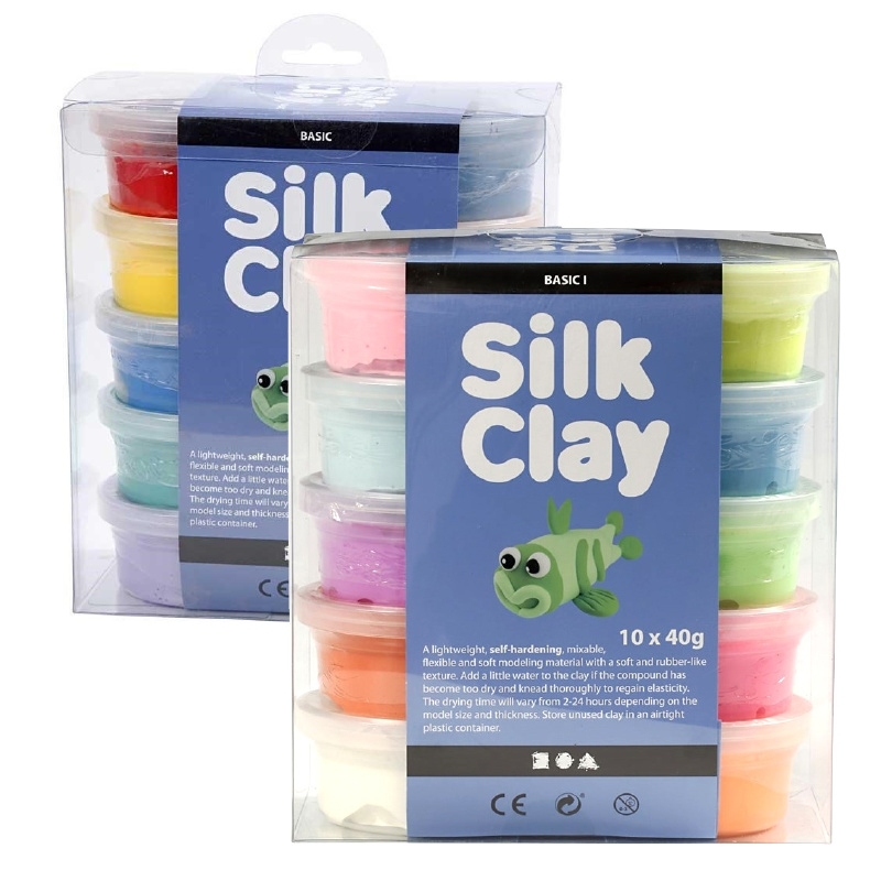 Silk Clay (Klei) Aanbiedingsset - 20 x 40 gr