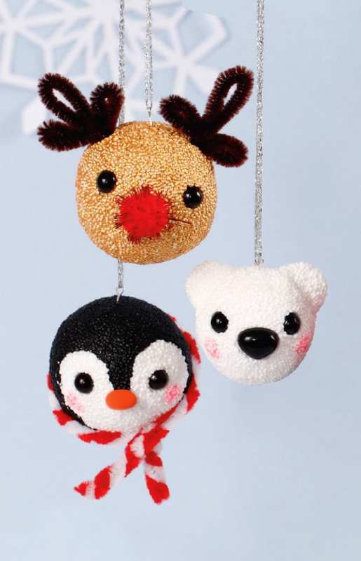 Voetganger Arashigaoka Lastig Foam Clay Knutselpakket Kerstballen maken | KERSTDECORATIES MAKEN |  PartyPost.nl