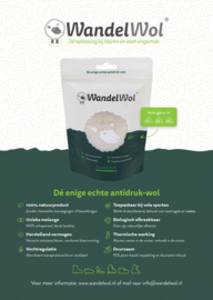 WandelWol antidruk-wol 10gram zakje