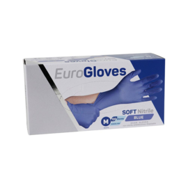 Eurogloves Handschoenen Nitril blauw S 100st