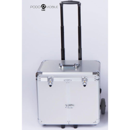 PodoMobile Midi Pedicure Trolley Brush Silver (koffer)