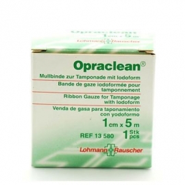 Opraclean gaaswindsel +jodoform 5mx1cm (clauden)