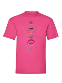 Jill T-Shirt Eyes Pink - Pinned By K