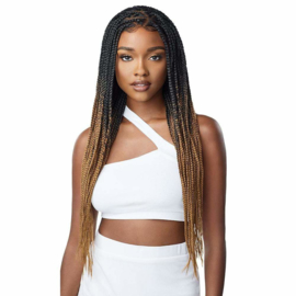 Outre Synthetic 13" x 4" Lace Front Wig - Knotless Triangle Part Braids ———# DR4/2T27613