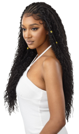 Outre Synthetic Braided Lace Front Wig - Stitch Braid Ripple Wave 30"