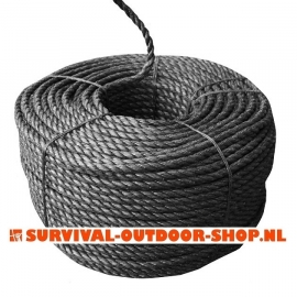 Lang touw 12mm dik, van 10 tot 40mtr, met lus