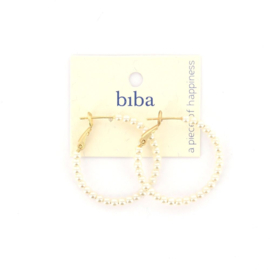Biba oorbellen Pearly