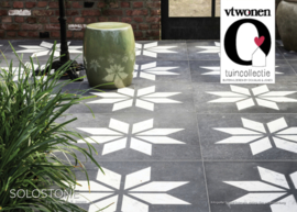 VT Wonen Solostone Decoren Belgian Stone Star White 70x70