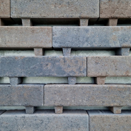 Waterpasserende longstone opritsteen 7 cm Oud Drachten