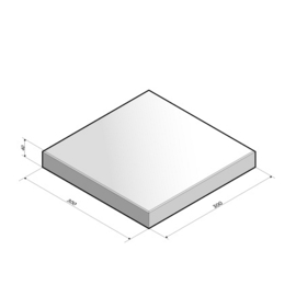 Betontegel 30x30x4 Grijs KOMO