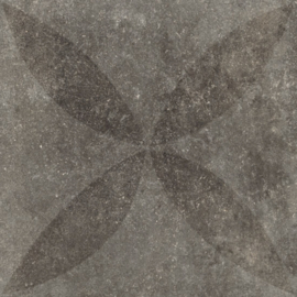 VT Wonen Solostone Decoren Hormigon Flower Antracite 70x70