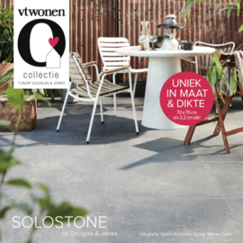 VT Wonen Solostone Chateau Black 70x70