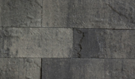 Pallatico linea Block 15x15x60 reliëf Nero Grey (per laag, 8 stuks)