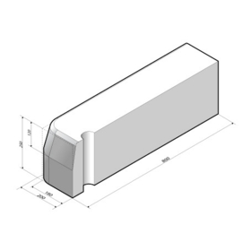 Inritperronband TB 18/20x25x80 rechts